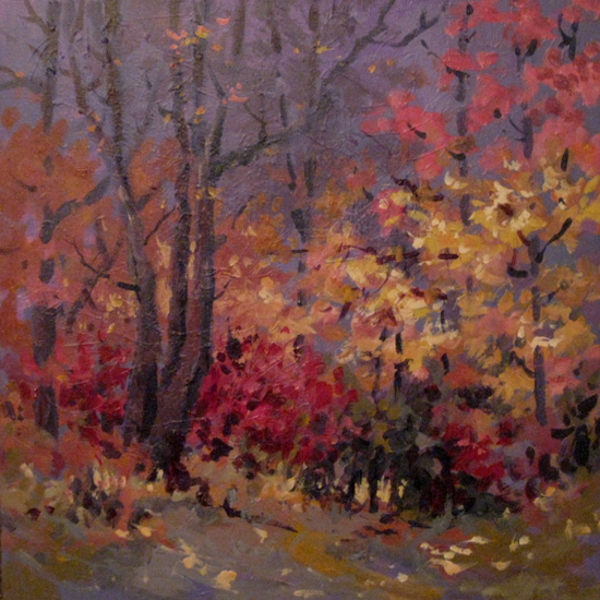 Autumn Light II  24" x 24"  (Sold)